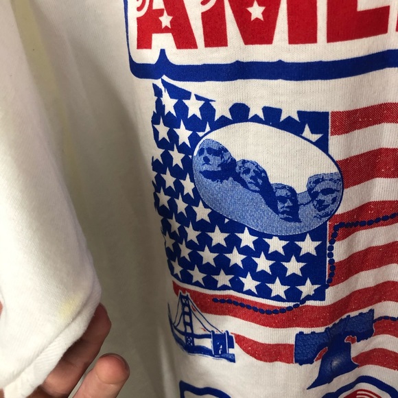 Y2K Vintage American Roadtrip Tee Size Large - Picture 4 of 5